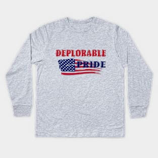 Deplorable PRIDE Kids Long Sleeve T-Shirt